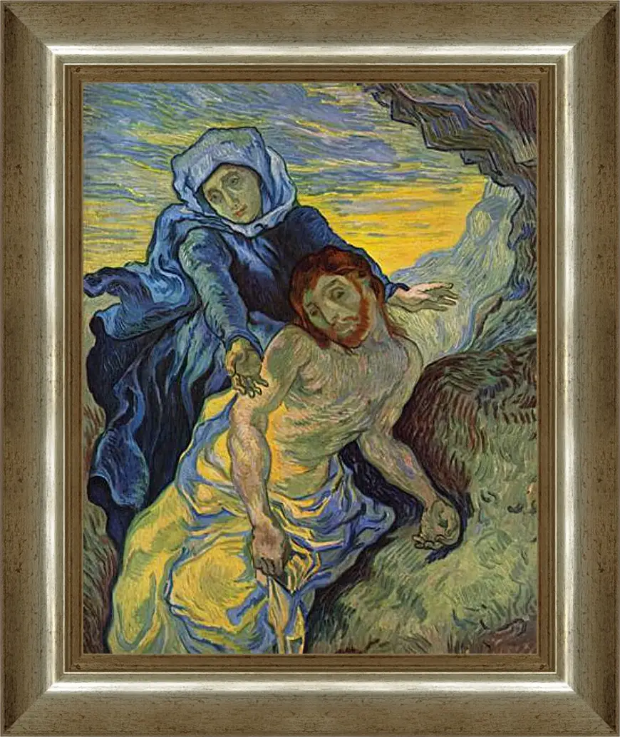 Картина в раме - Pieta. Эжен Делакруа