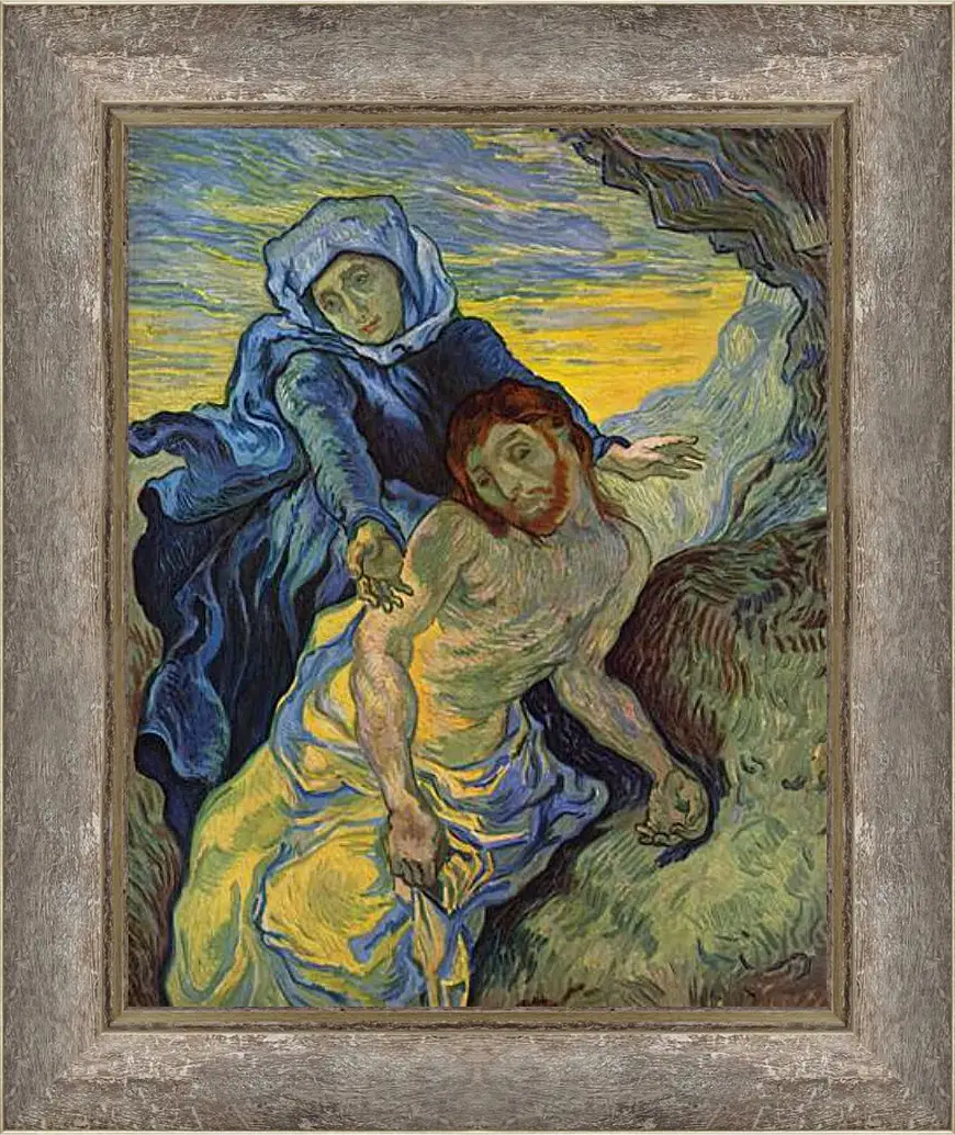 Картина в раме - Pieta. Эжен Делакруа