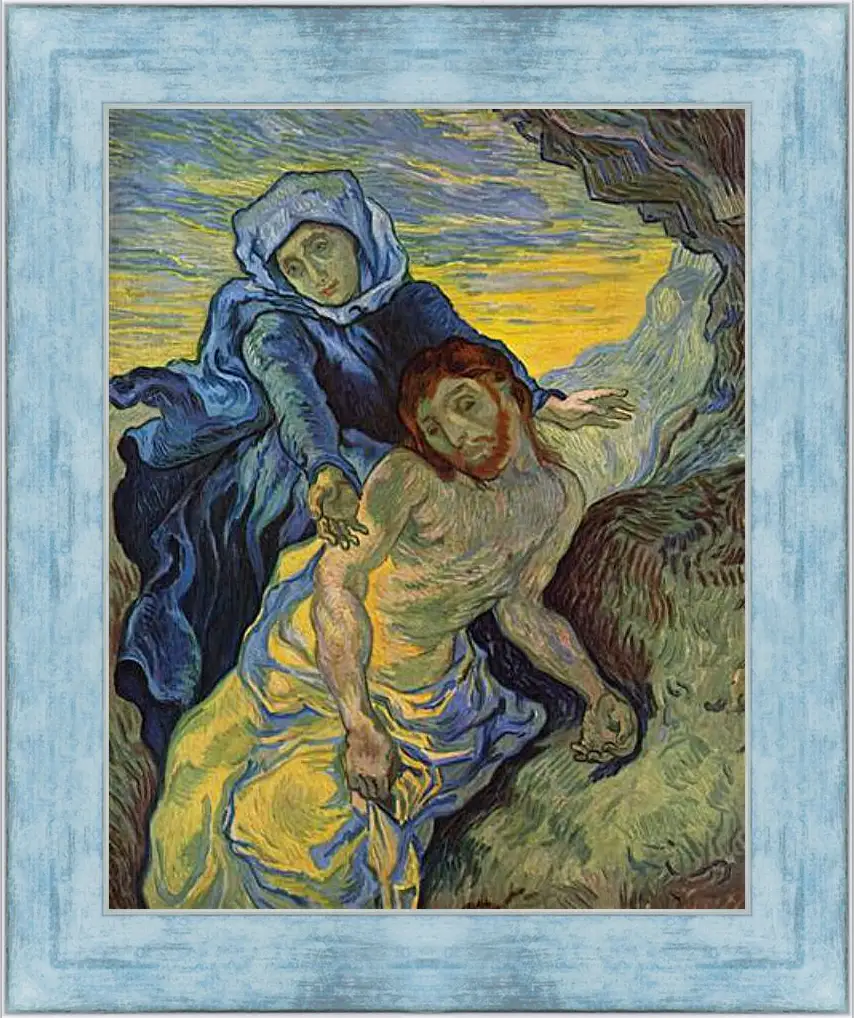 Картина в раме - Pieta. Эжен Делакруа