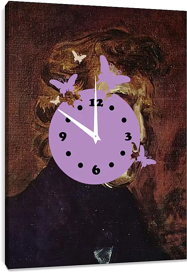 Часы картина - Frederic Chopin as portrayed by Eugene Delacroix. Эжен Делакруа