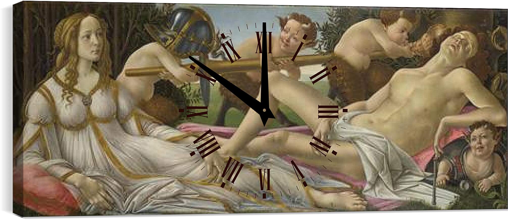 Часы картина - Venus and Mars. Сандро Боттичелли