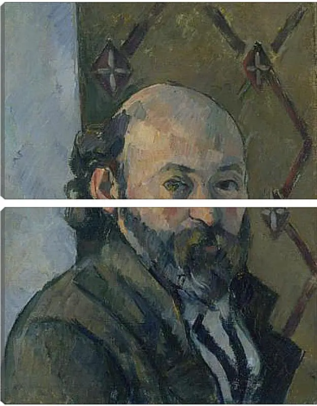 Модульная картина - Self Portrait. Поль Сезанн