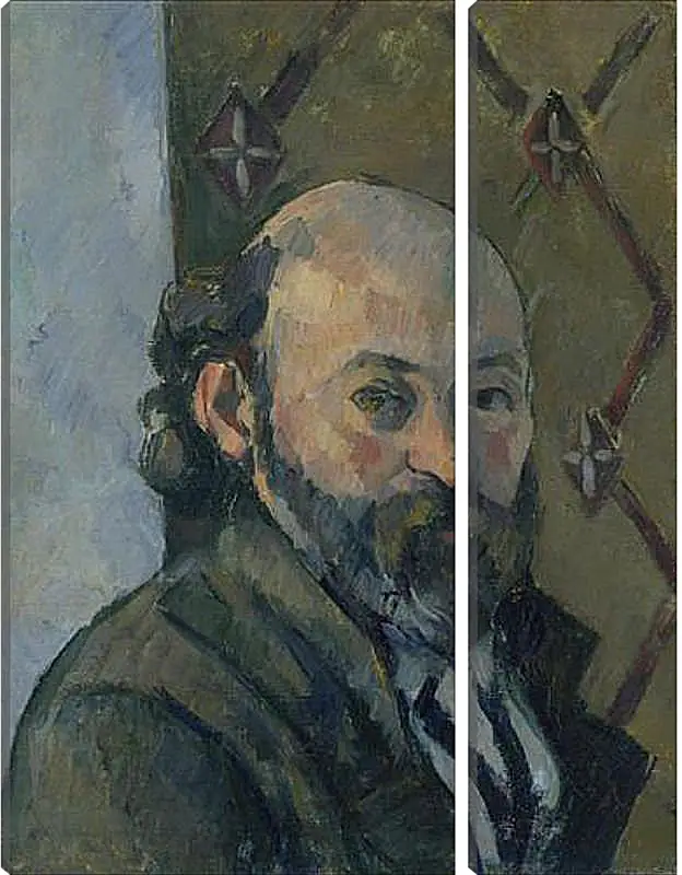 Модульная картина - Self Portrait. Поль Сезанн