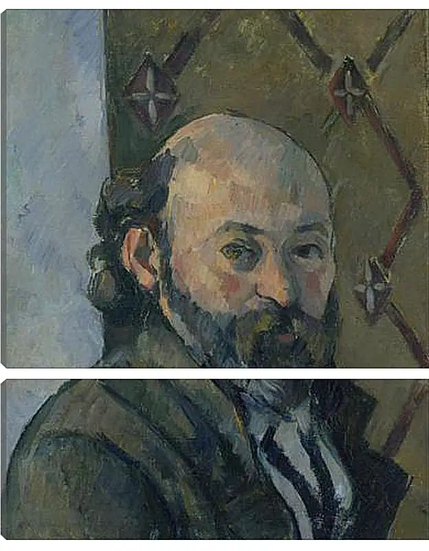 Модульная картина - Self Portrait. Поль Сезанн