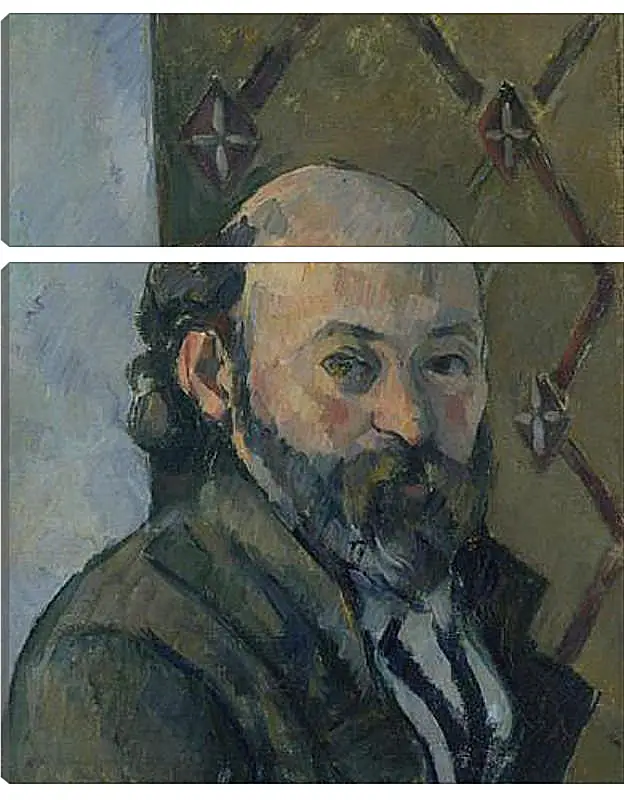 Модульная картина - Self Portrait. Поль Сезанн