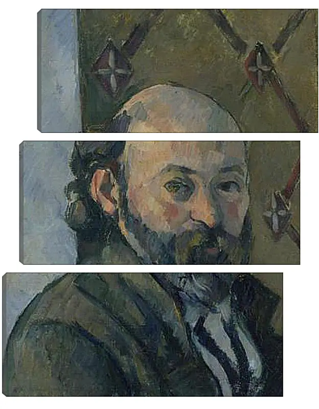 Модульная картина - Self Portrait. Поль Сезанн