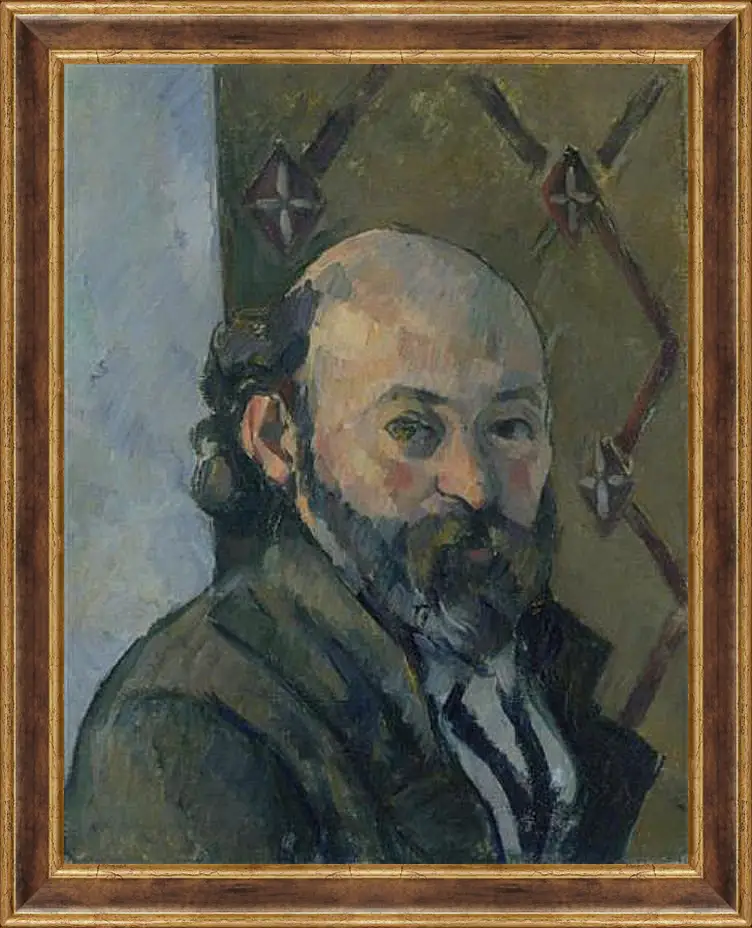 Картина в раме - Self Portrait. Поль Сезанн