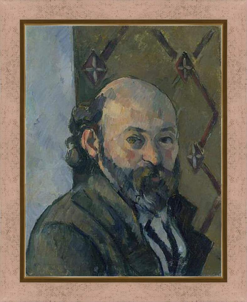 Картина в раме - Self Portrait. Поль Сезанн