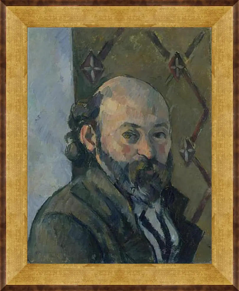 Картина в раме - Self Portrait. Поль Сезанн