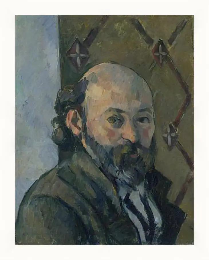 Картина в раме - Self Portrait. Поль Сезанн