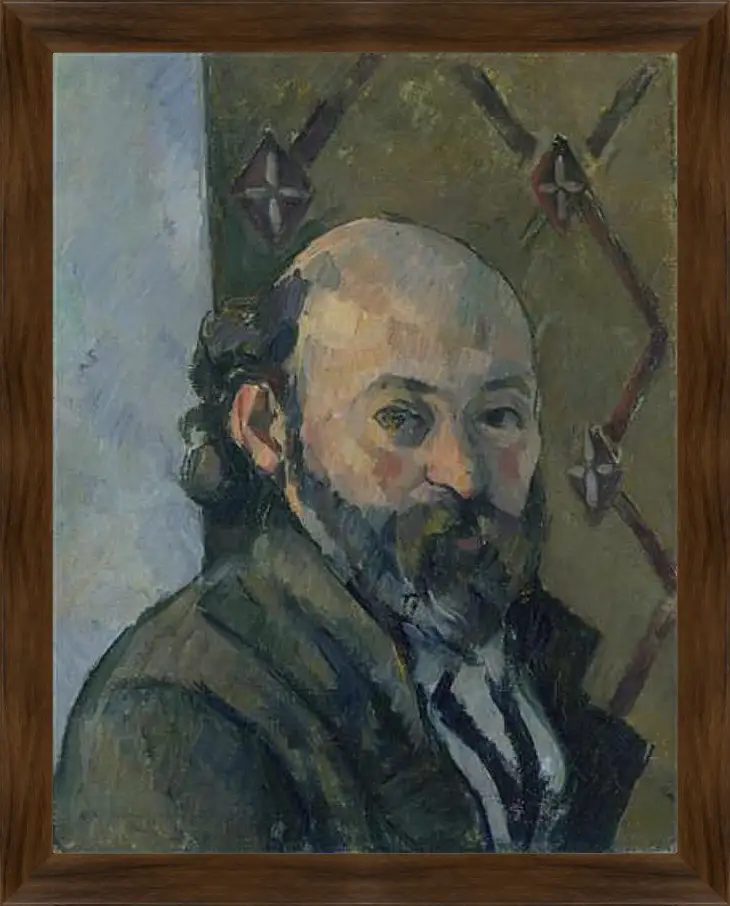 Картина в раме - Self Portrait. Поль Сезанн