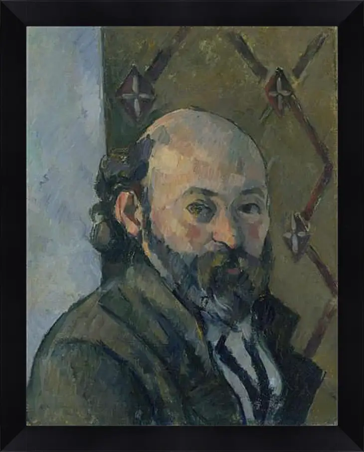 Картина в раме - Self Portrait. Поль Сезанн