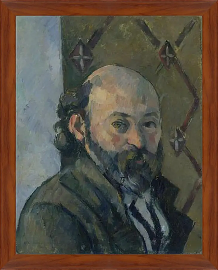 Картина в раме - Self Portrait. Поль Сезанн