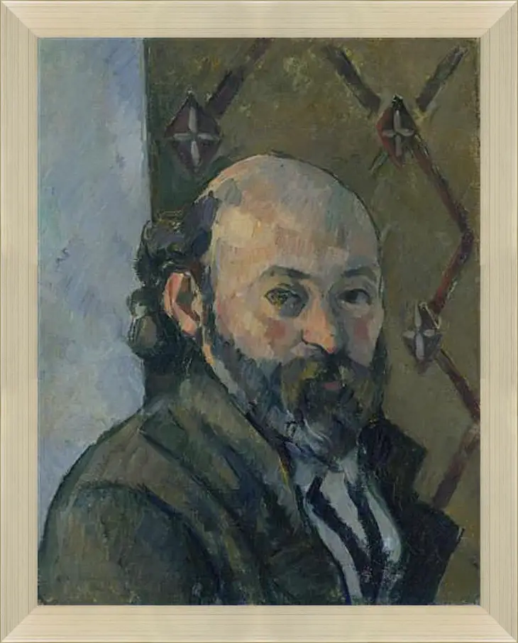 Картина в раме - Self Portrait. Поль Сезанн