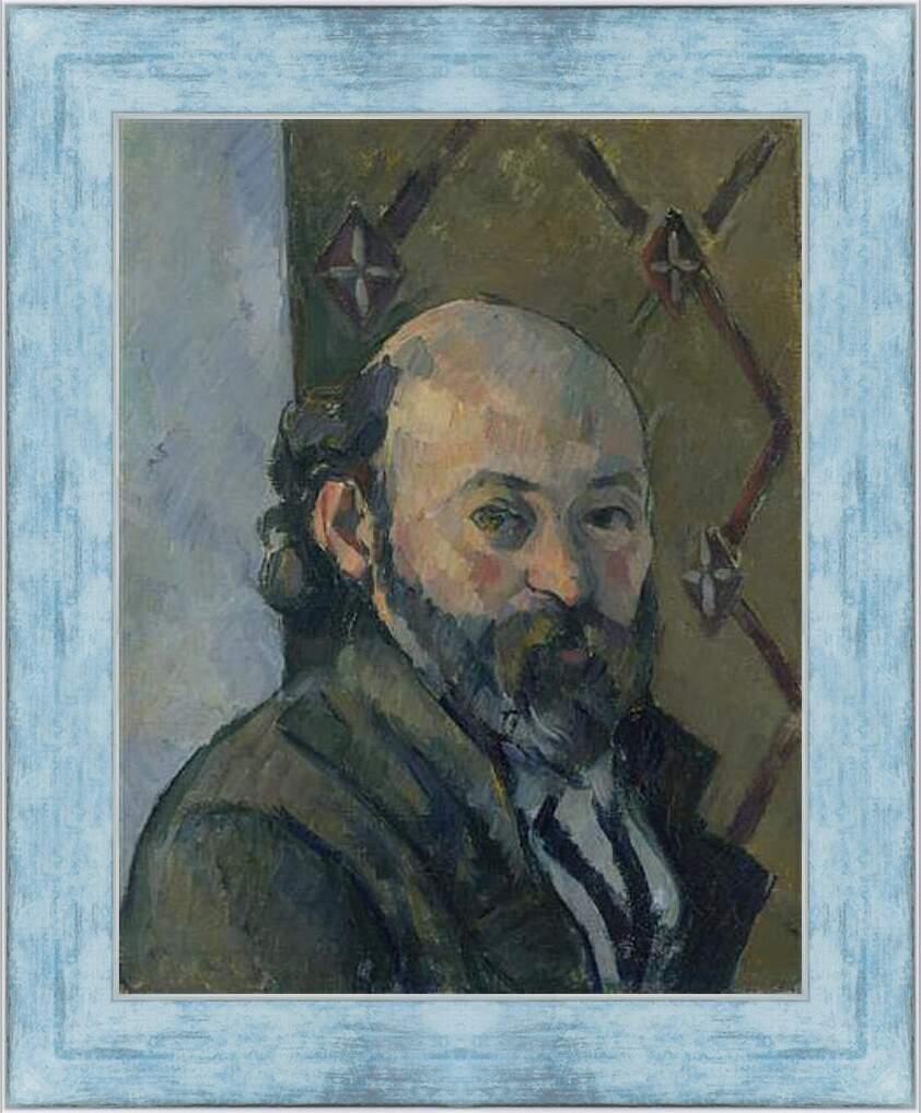 Картина в раме - Self Portrait. Поль Сезанн