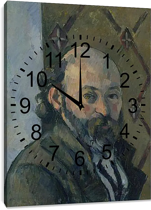 Часы картина - Self Portrait. Поль Сезанн
