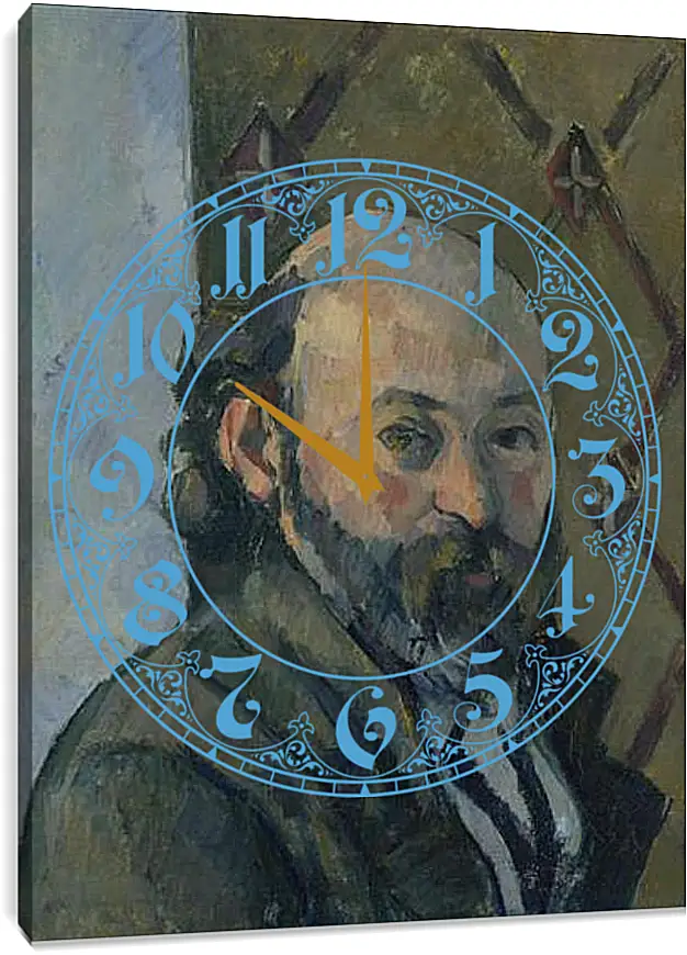 Часы картина - Self Portrait. Поль Сезанн