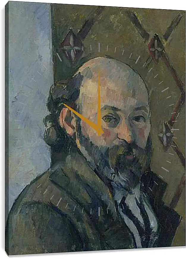 Часы картина - Self Portrait. Поль Сезанн