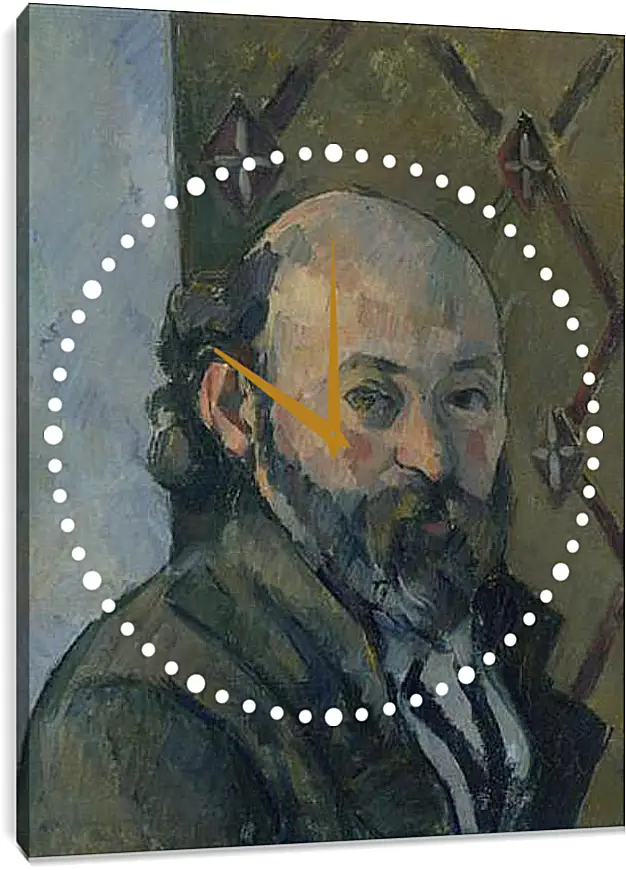 Часы картина - Self Portrait. Поль Сезанн