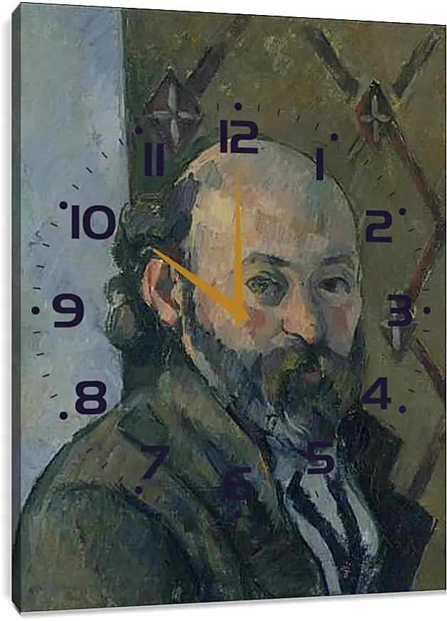 Часы картина - Self Portrait. Поль Сезанн