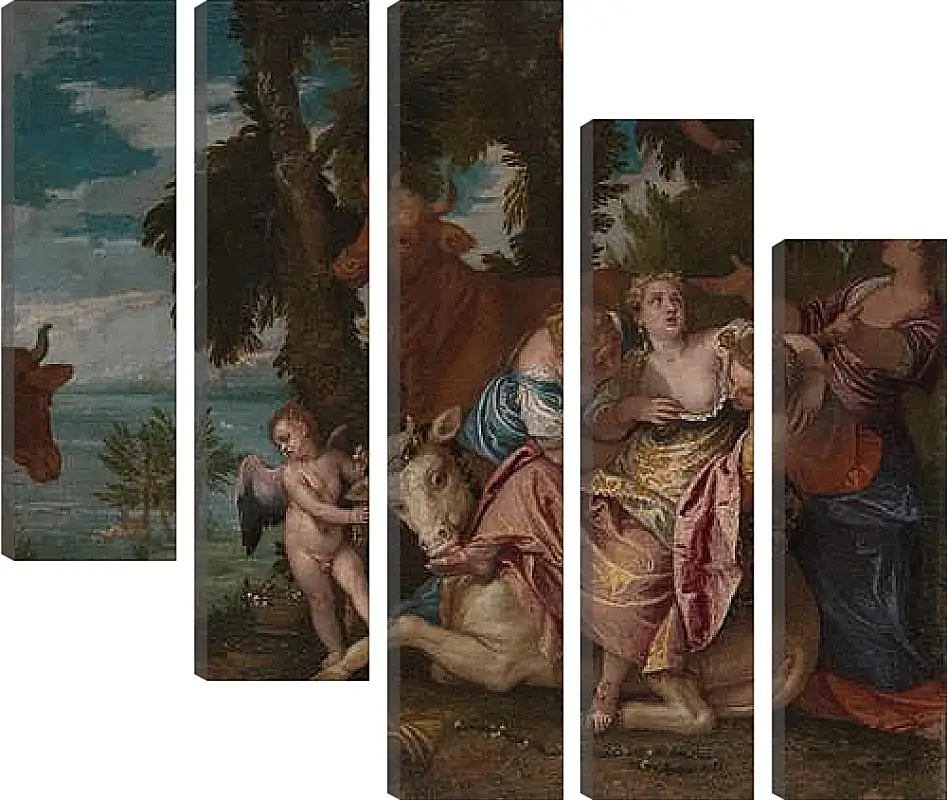 Модульная картина - The Rape of Europa. Паоло Веронезе