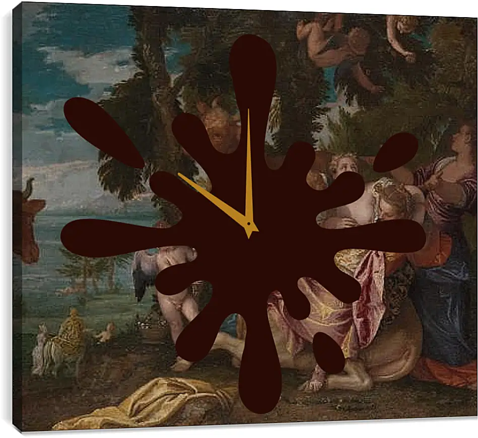 Часы картина - The Rape of Europa. Паоло Веронезе
