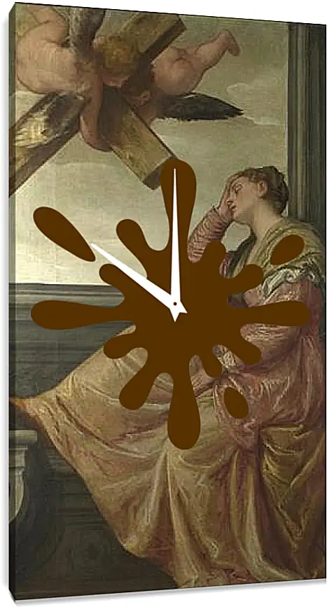 Часы картина - The Dream of Saint Helena. Паоло Веронезе
