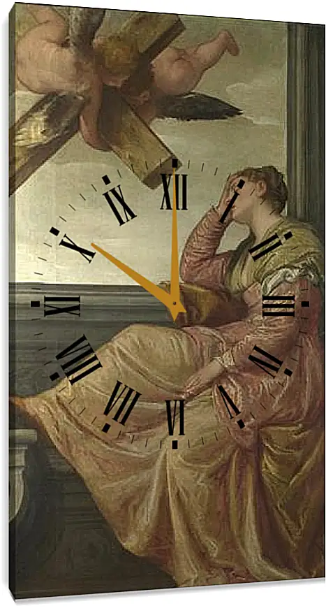 Часы картина - The Dream of Saint Helena. Паоло Веронезе