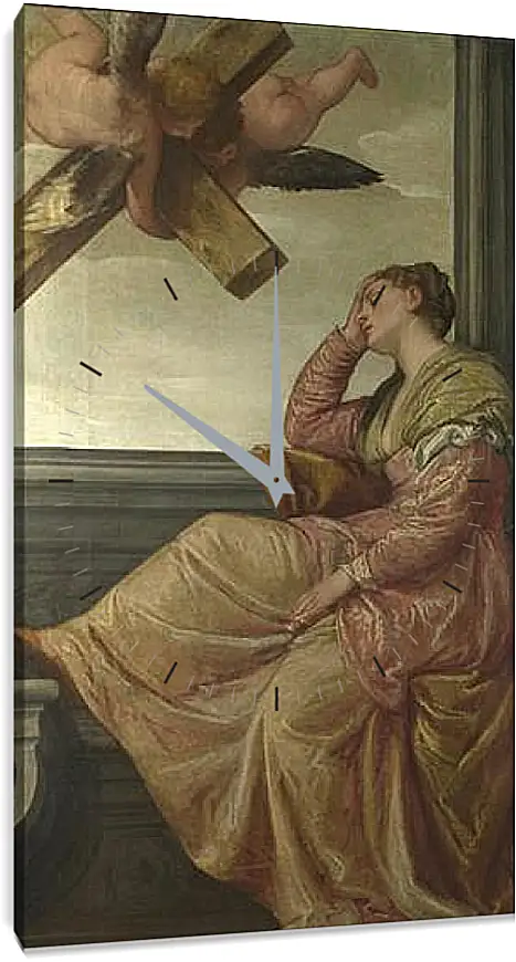 Часы картина - The Dream of Saint Helena. Паоло Веронезе