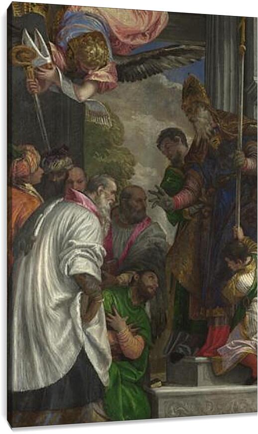 Постер и плакат - The Consecration of Saint Nicholas. Паоло Веронезе