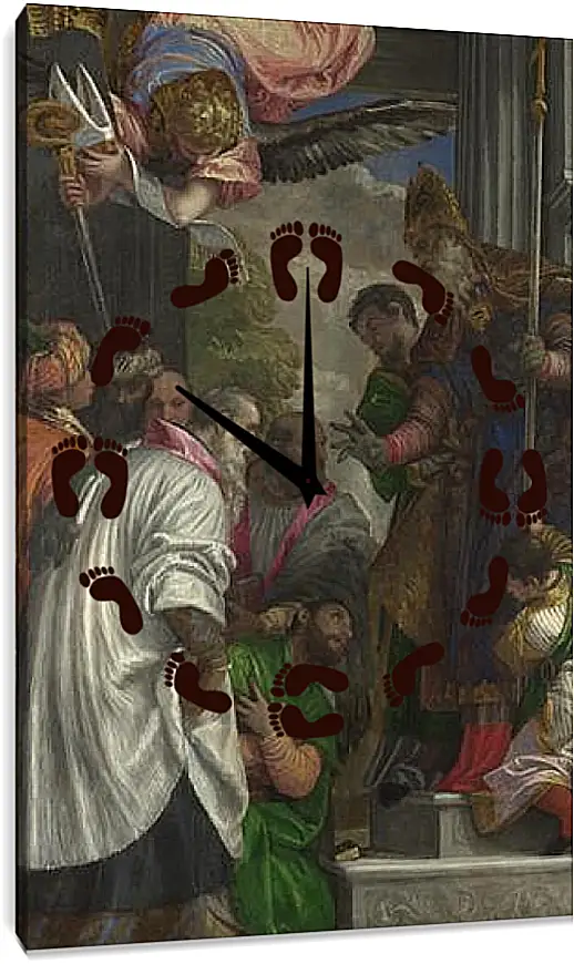 Часы картина - The Consecration of Saint Nicholas. Паоло Веронезе