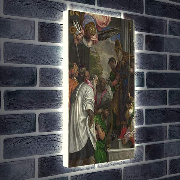 Лайтбокс световая панель - The Consecration of Saint Nicholas. Паоло Веронезе