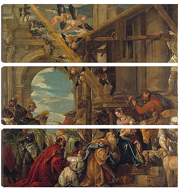 Модульная картина - The Adoration of the Kings. Паоло Веронезе