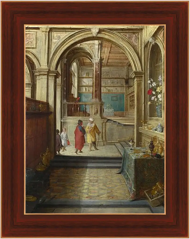 Картина в раме - Croesus and Solon. Стенвейк Хармен Ван