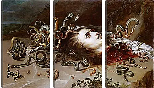 Модульная картина - The Head of Medusa. Питер Пауль Рубенс