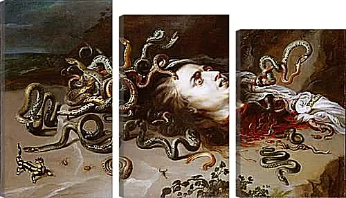 Модульная картина - The Head of Medusa. Питер Пауль Рубенс