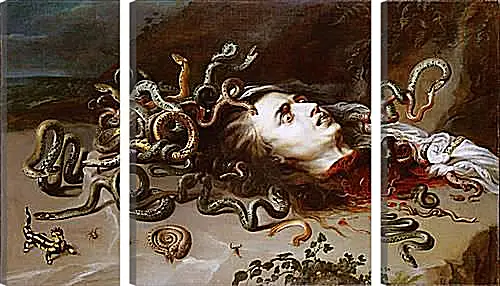 Модульная картина - The Head of Medusa. Питер Пауль Рубенс