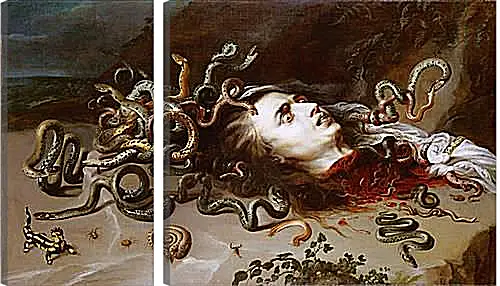 Модульная картина - The Head of Medusa. Питер Пауль Рубенс