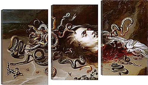 Модульная картина - The Head of Medusa. Питер Пауль Рубенс