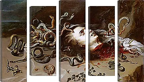 Модульная картина - The Head of Medusa. Питер Пауль Рубенс