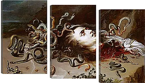 Модульная картина - The Head of Medusa. Питер Пауль Рубенс