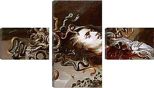Модульная картина - The Head of Medusa. Питер Пауль Рубенс