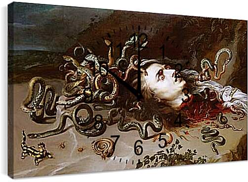 Часы картина - The Head of Medusa. Питер Пауль Рубенс