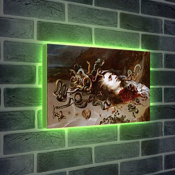 Лайтбокс световая панель - The Head of Medusa. Питер Пауль Рубенс