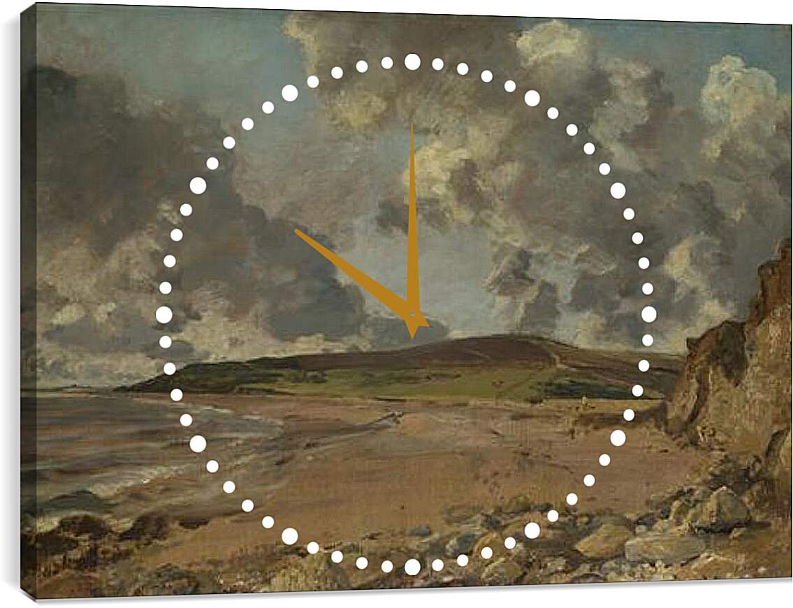 Часы картина - Weymouth Bay. Джон Констебл