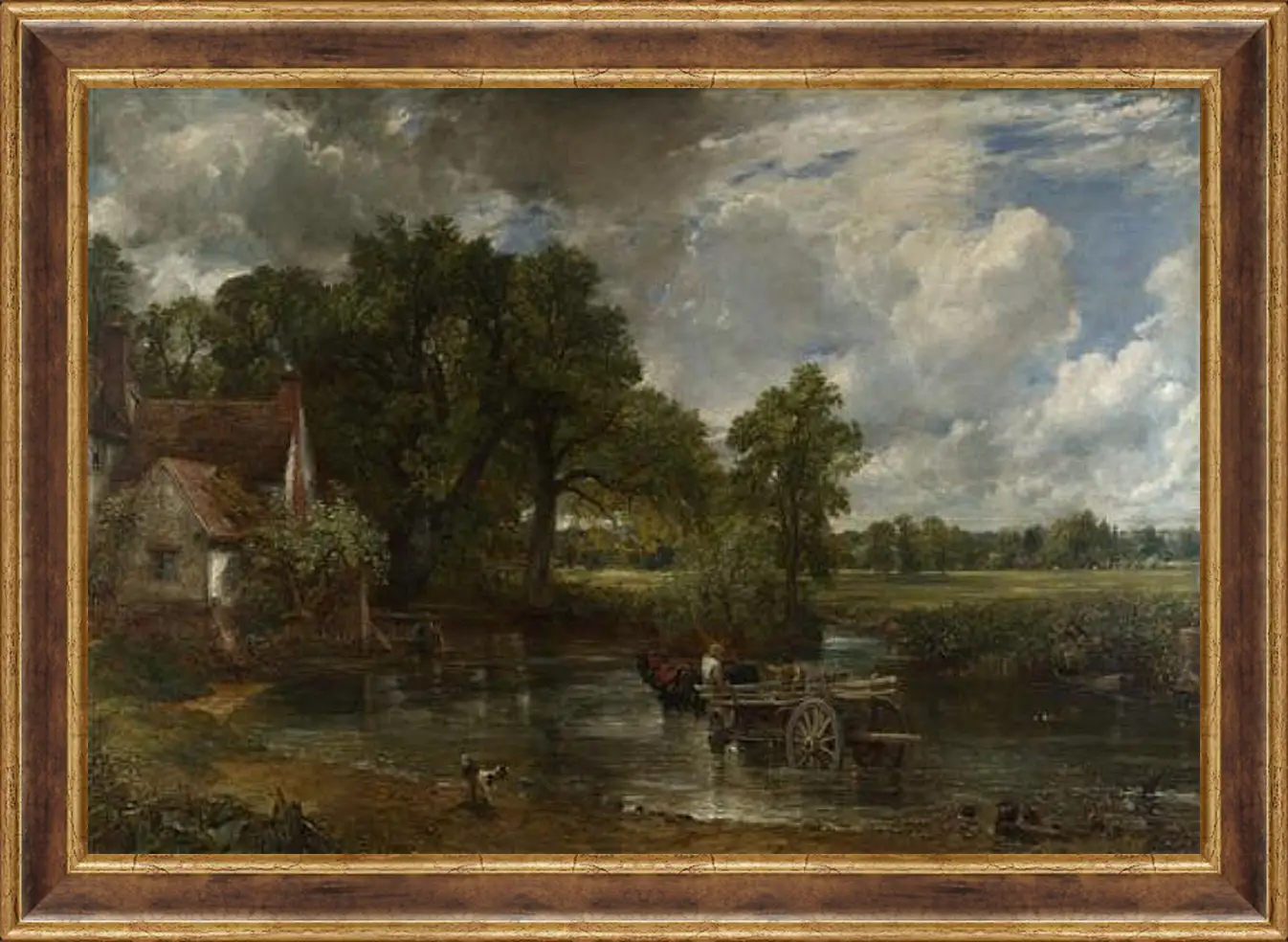 Картина в раме - The Hay Wain. Джон Констебл