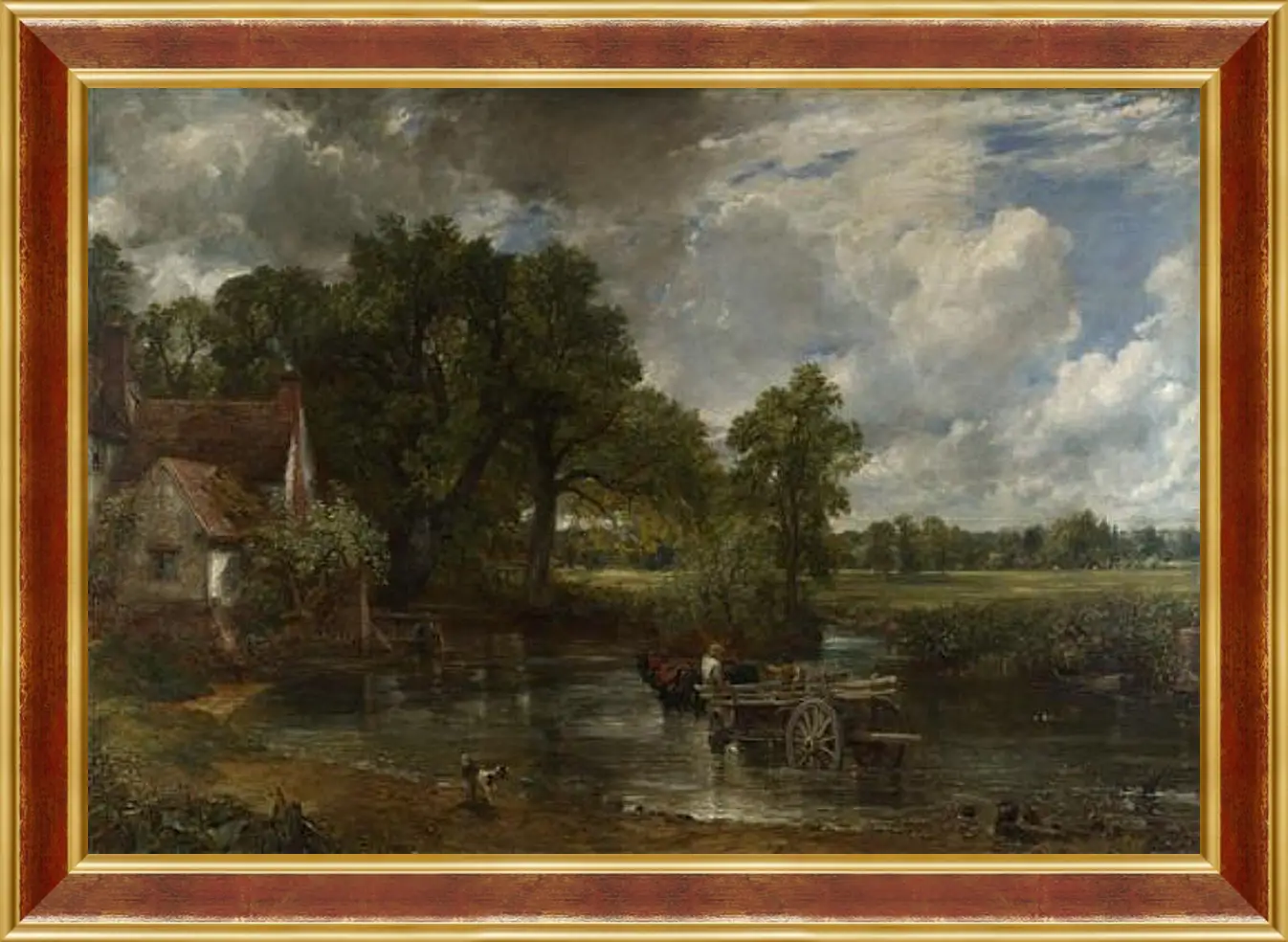 Картина в раме - The Hay Wain. Джон Констебл