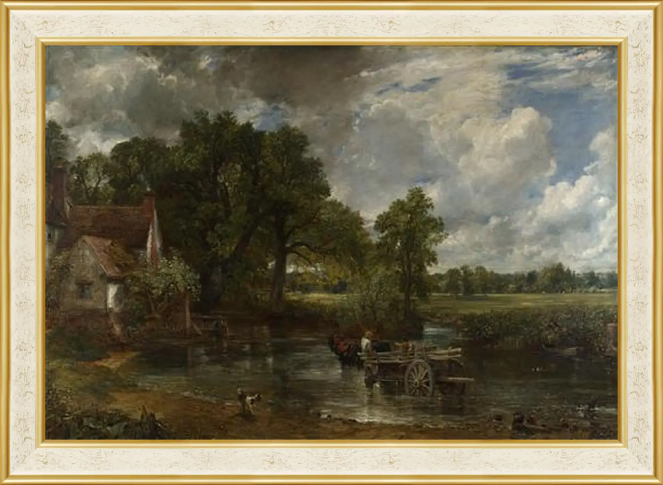 Картина в раме - The Hay Wain. Джон Констебл