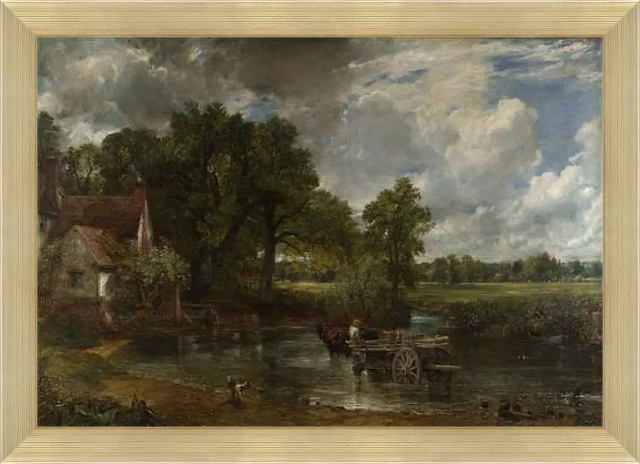 Картина в раме - The Hay Wain. Джон Констебл