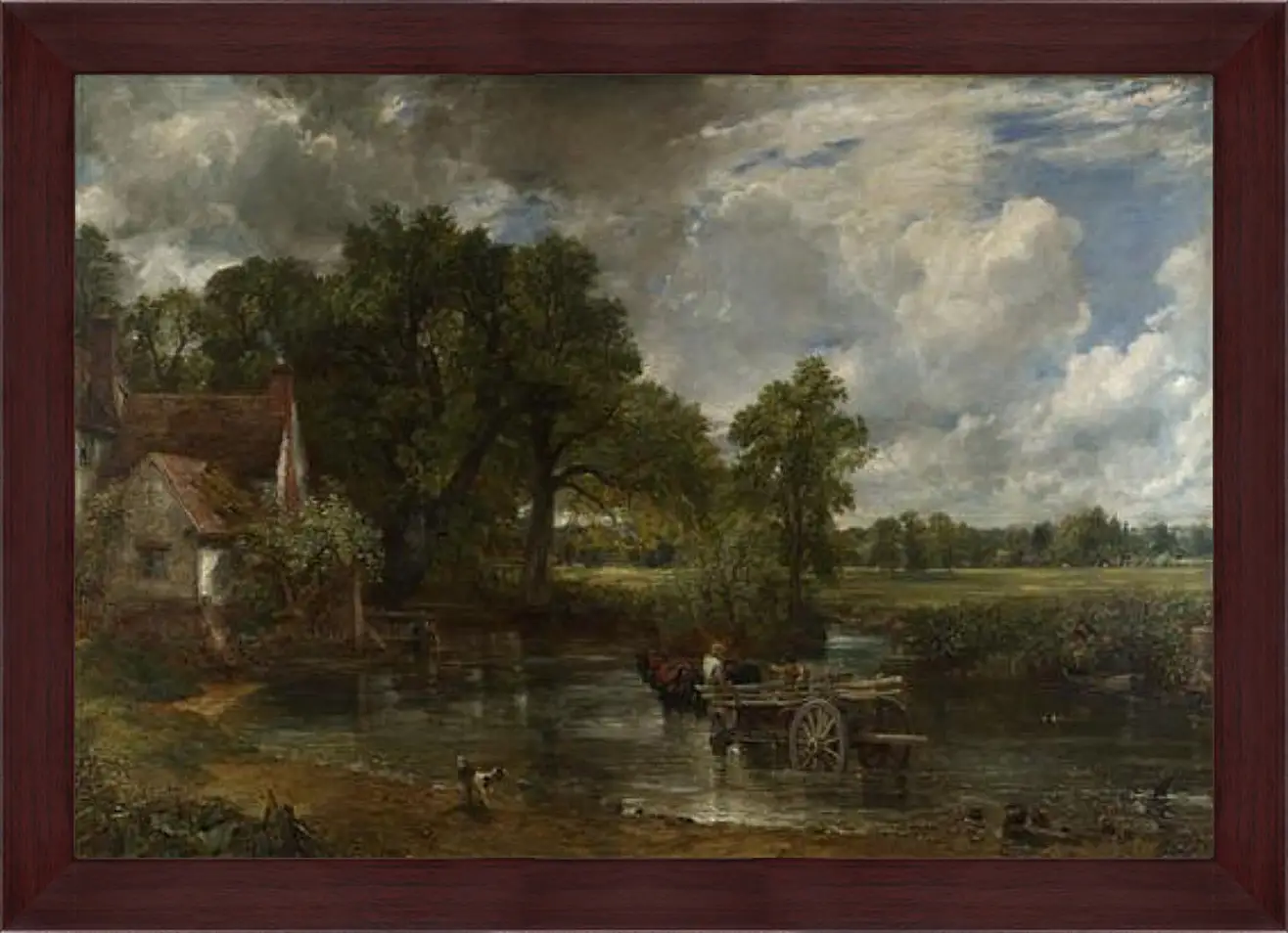 Картина в раме - The Hay Wain. Джон Констебл